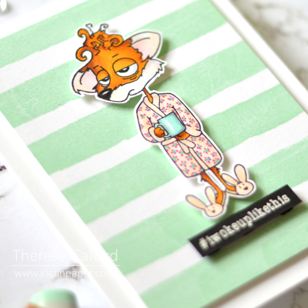 Lostinpaper - Creatively Unique - Fox - Copic Real Time Colouring (card video) (1)