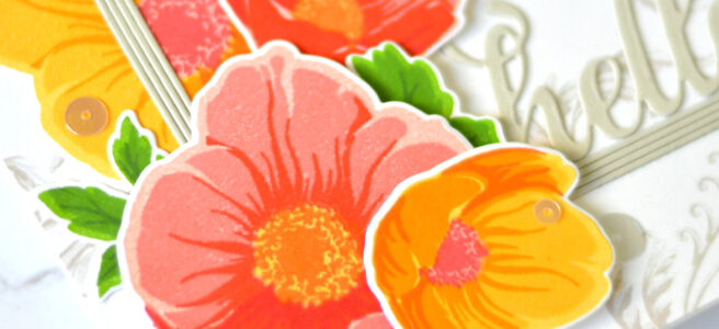 Altenew BAF Hellebore - Fine Frames Rectangle - Therese Calvird (card video) 1 copy