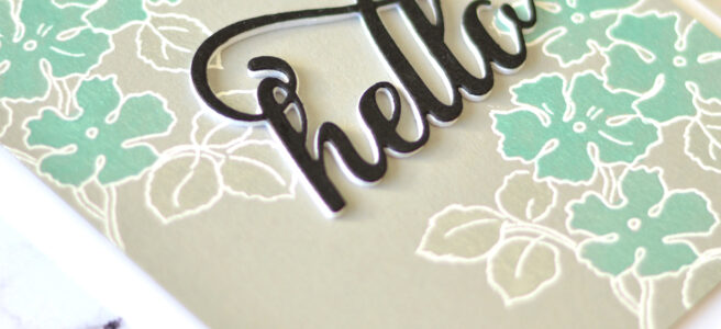 Altenew - Metallic Watercolor Palette - Ruffled Flowers - Therese Calvird (card video) 1 copy