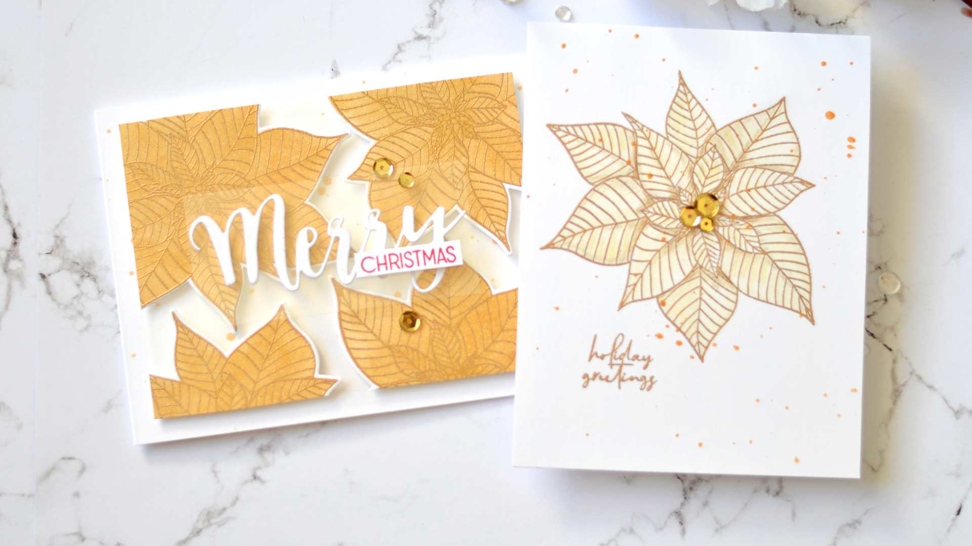 Altenew - Modern Poinsettia - Take 2 With Therese (card video) 7 copy