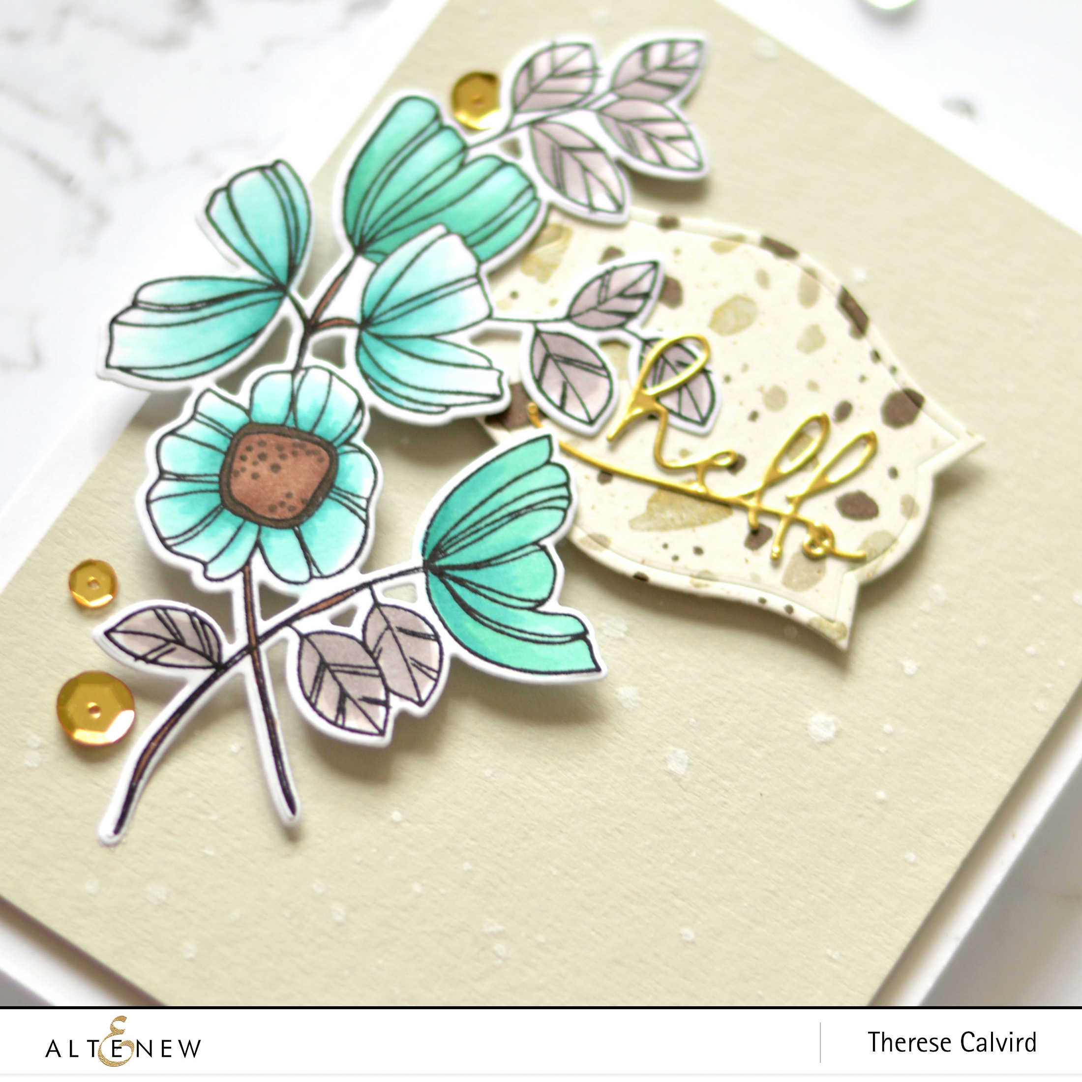 Altenew - Stone Mosaic - Take 2 With Therese (card video) 1 copy