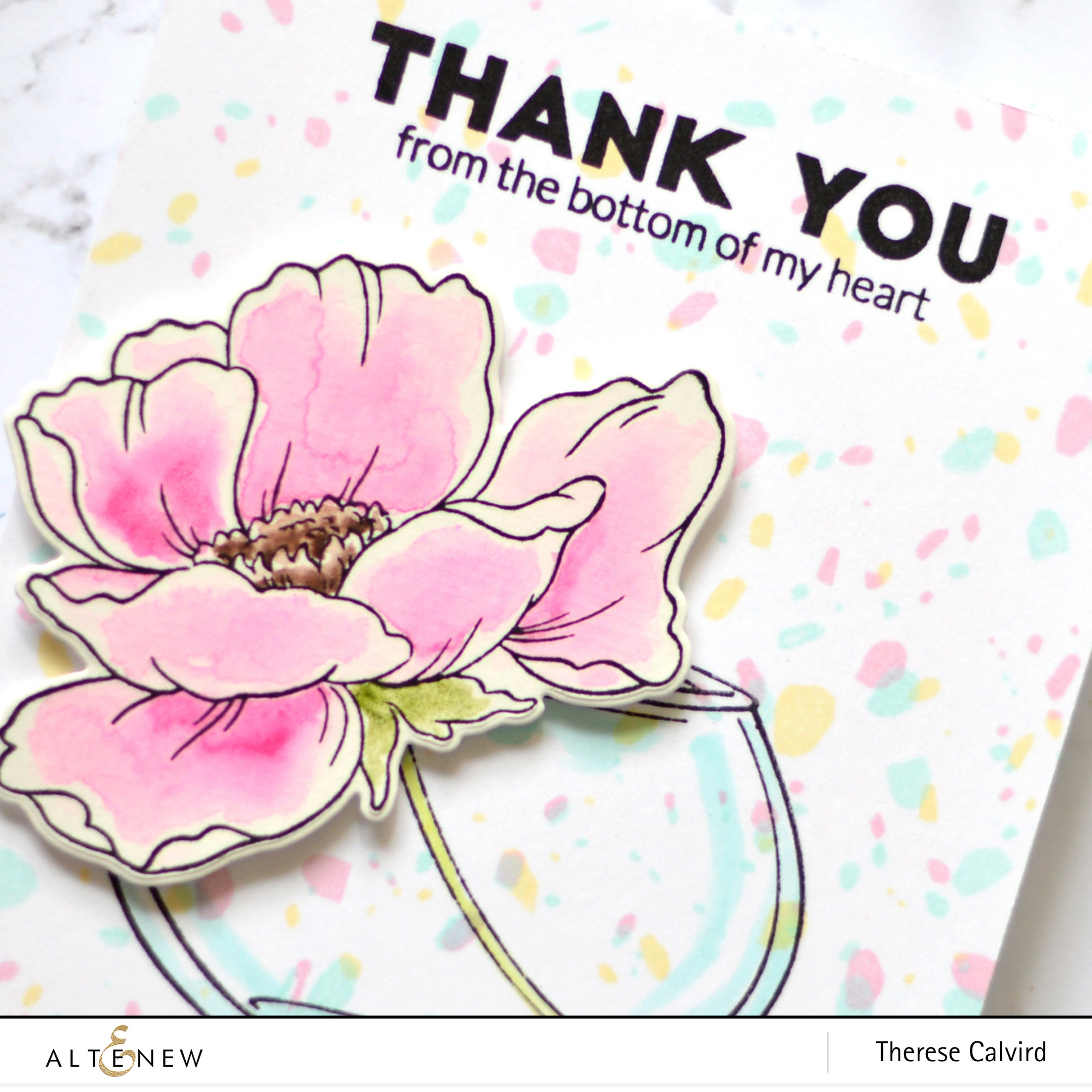 Altenew - Stone Mosaic - Take 2 With Therese (card video) 1 copy