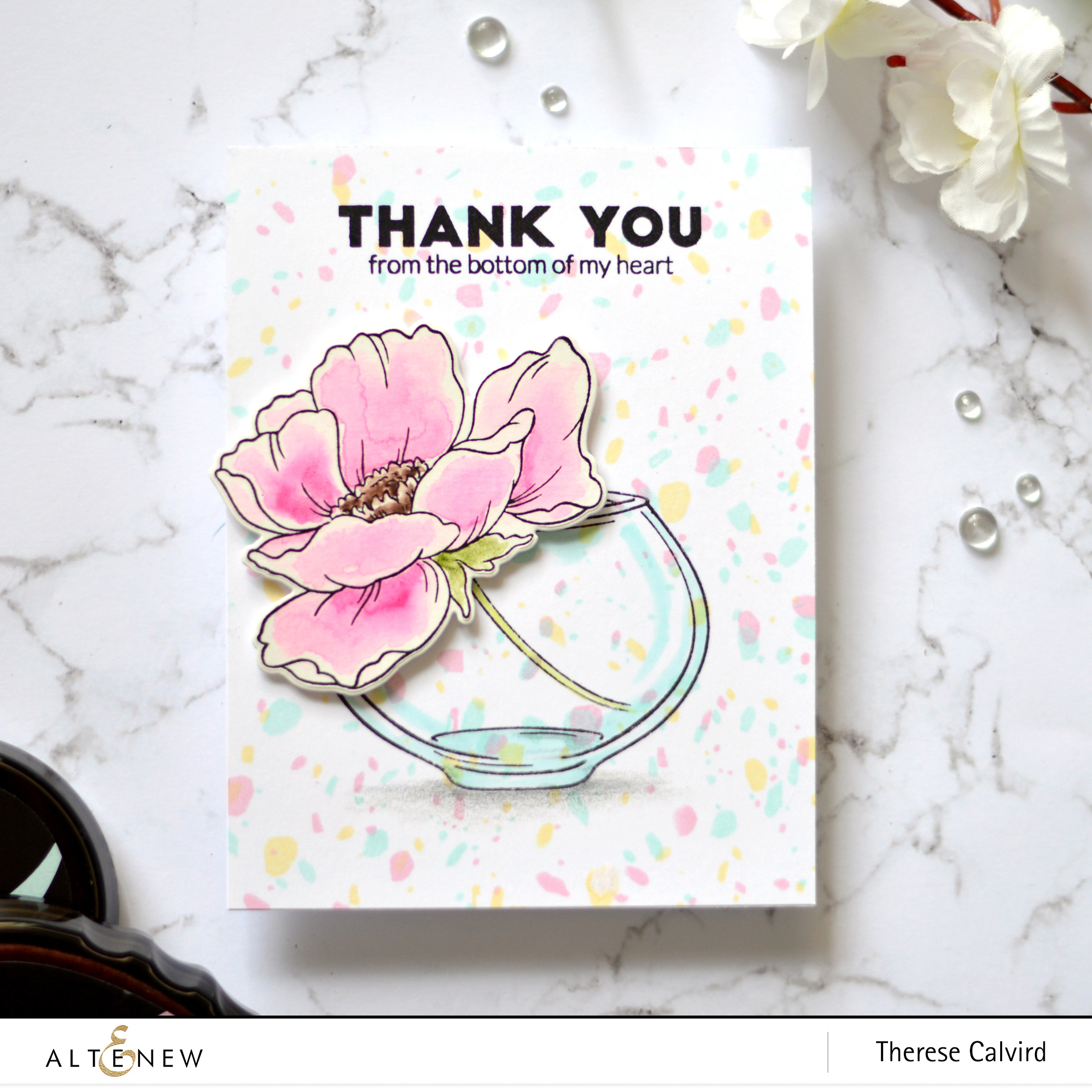 Altenew - Stone Mosaic - Take 2 With Therese (card video) 1 copy