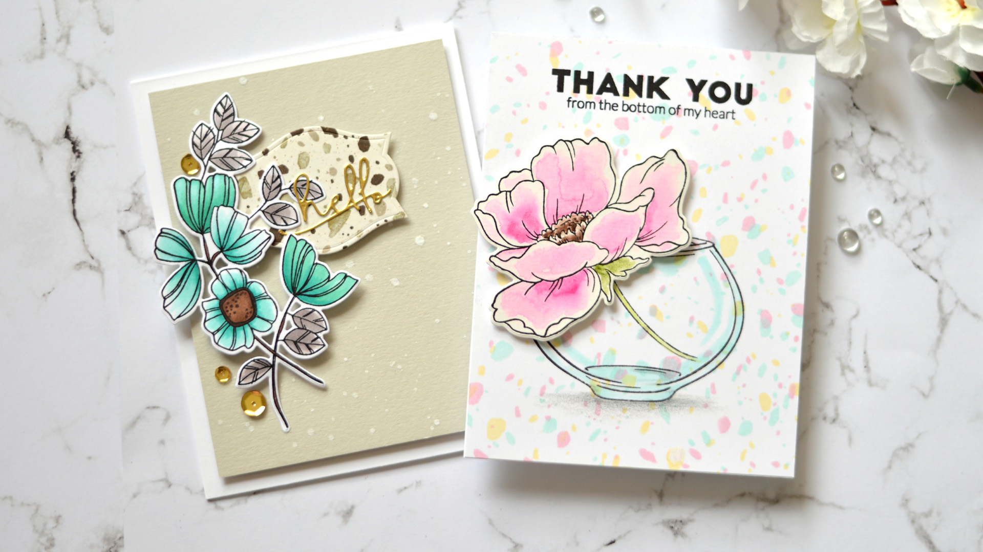 Altenew - Stone Mosaic - Take 2 With Therese (card video) 1 copy