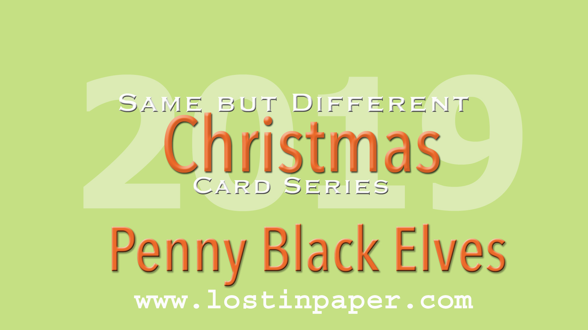 Same But Different Christmas Card Series 2019 – Elves in  Copics & Pencils + Video!