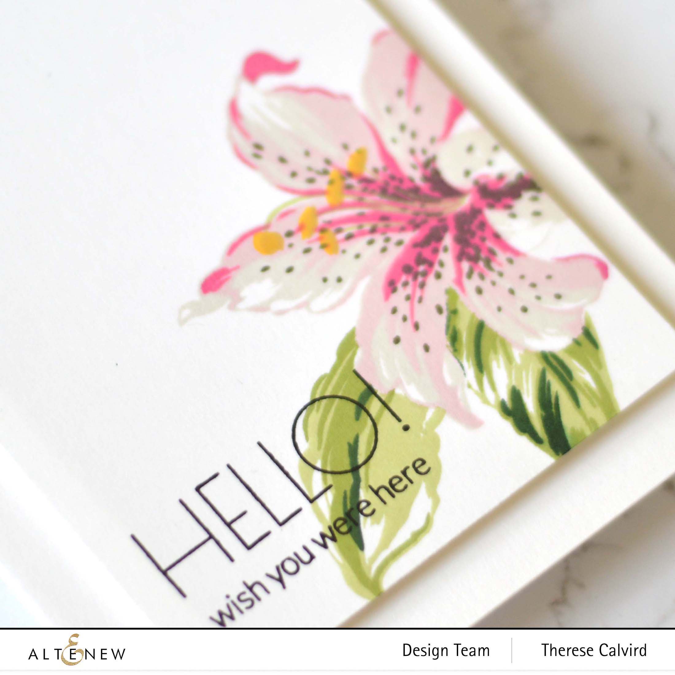 Altenew - Build-A-Flower Stargazer - Therese Calvird (card video) 1 copy