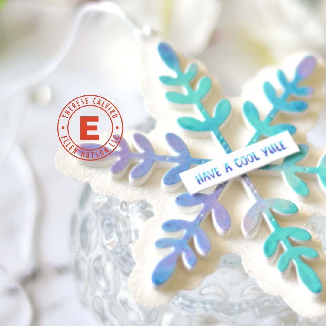 Lostinpaper - Ellen Hutson 12 Tags - Snowflake Tag Penny Black (video) 1 copy