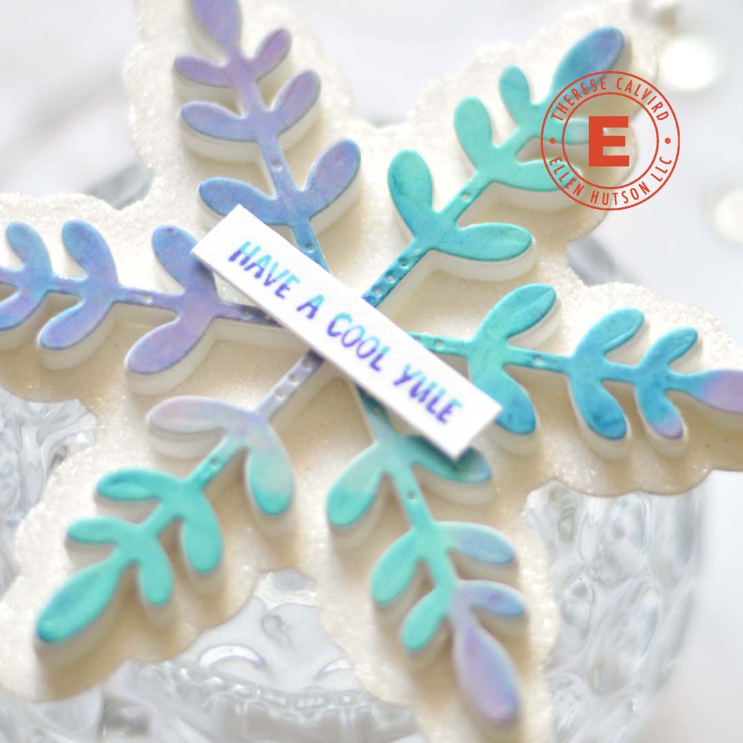 Lostinpaper - Ellen Hutson 12 Tags - Snowflake Tag Penny Black (video) 1 copy