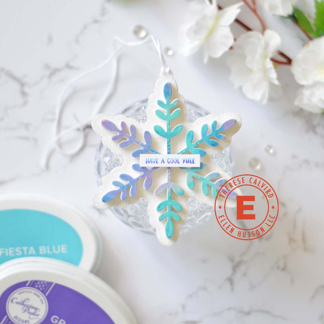 Lostinpaper - Ellen Hutson 12 Tags - Snowflake Tag Penny Black (video) 1 copy