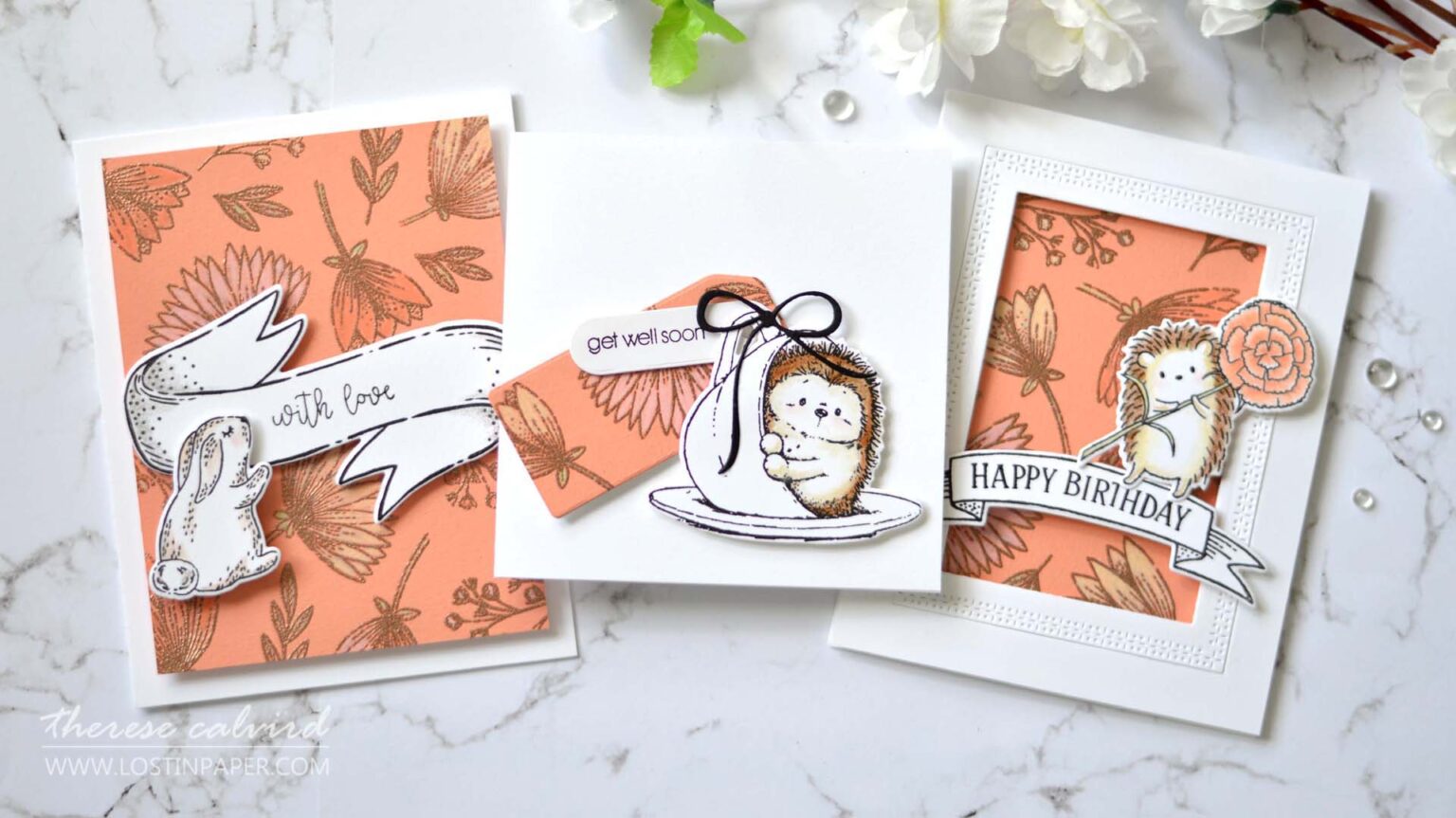 How to Use Stamped A4 Cardstock to Make 5 Cards! - Gimme 5 Video!