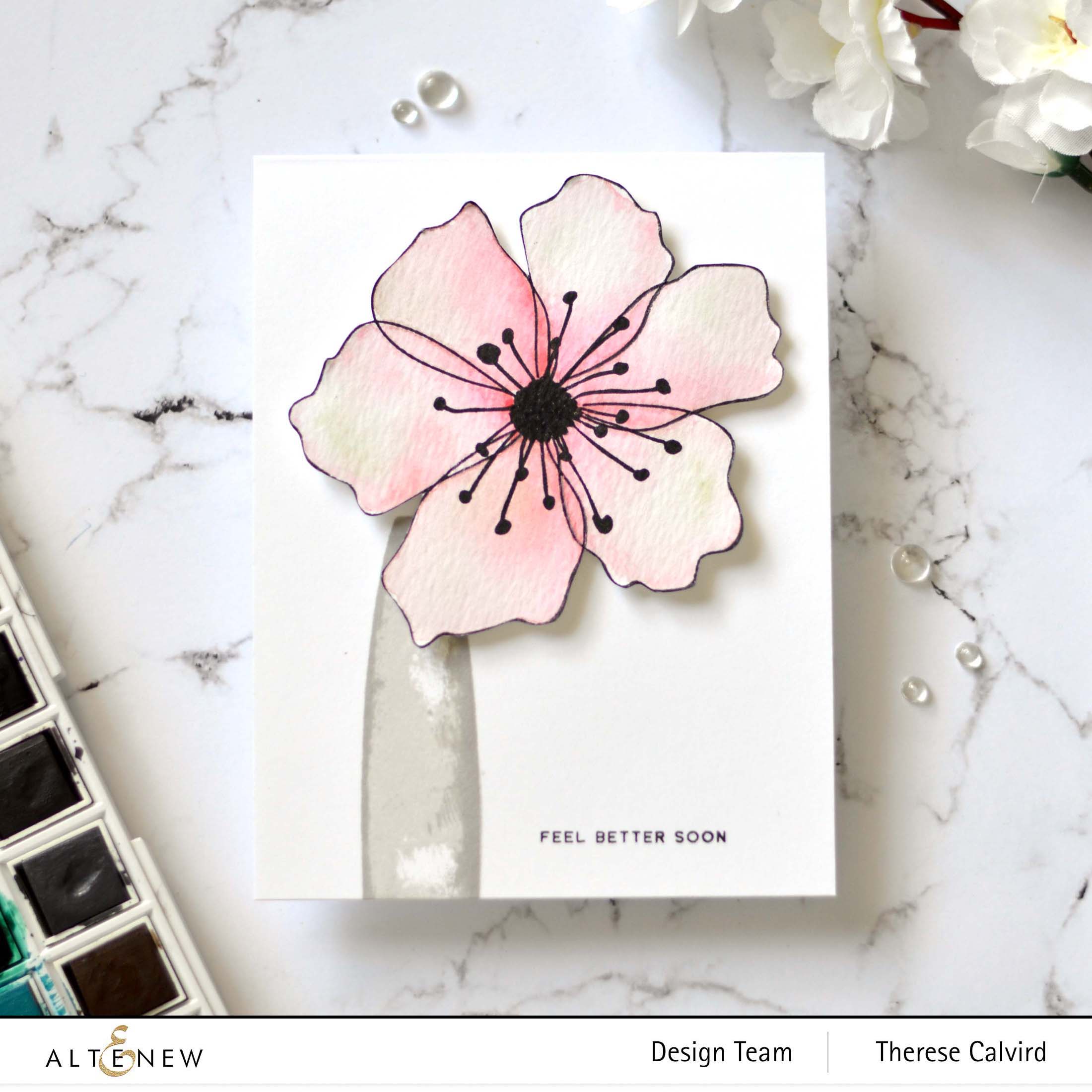 Altenew - Incredible - Mod Vases - Take 2 With Therese (card video) 1