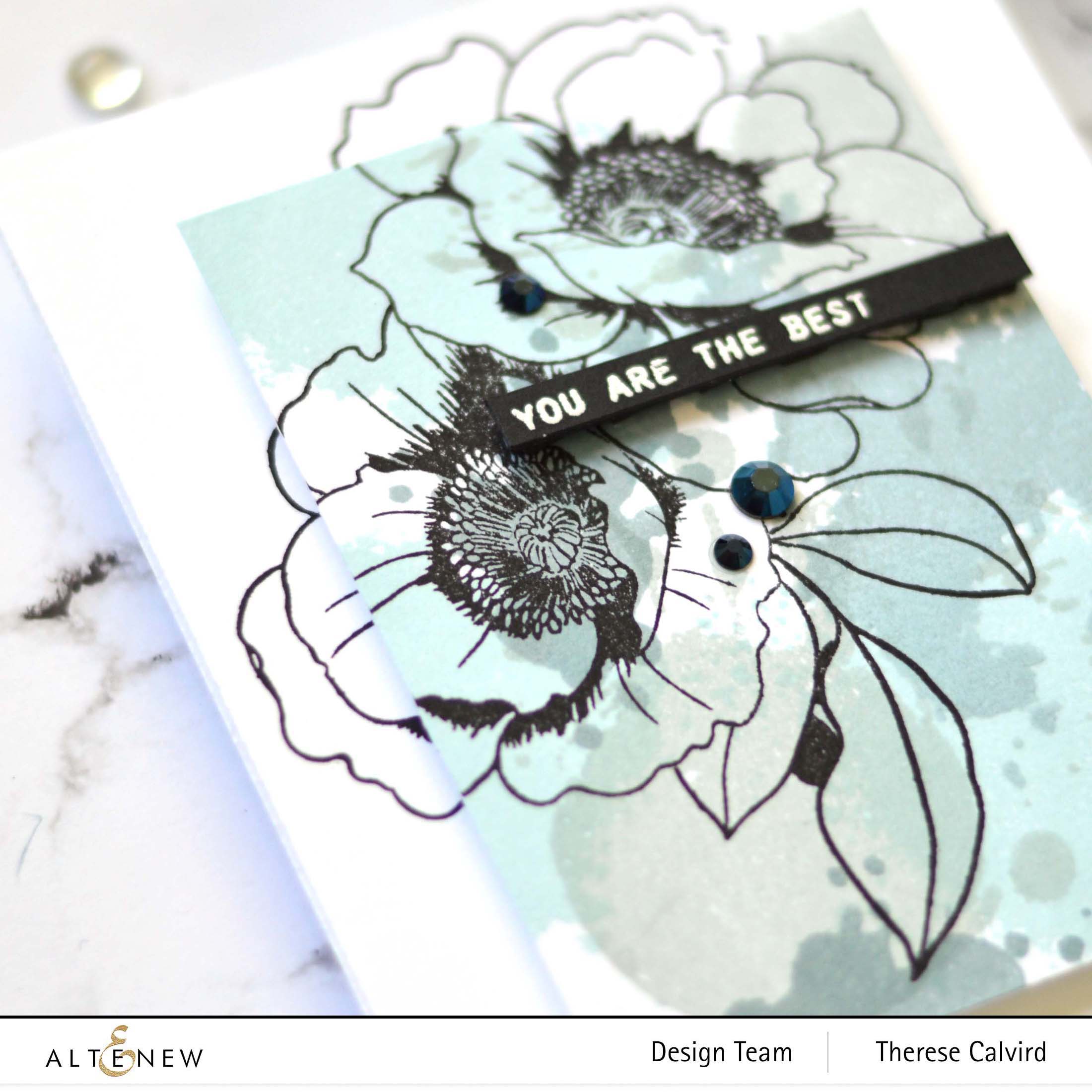 Altenew - Precious Peony - Wallpaper Art - Take 2 With Therese (card video) 2 copy - Copy