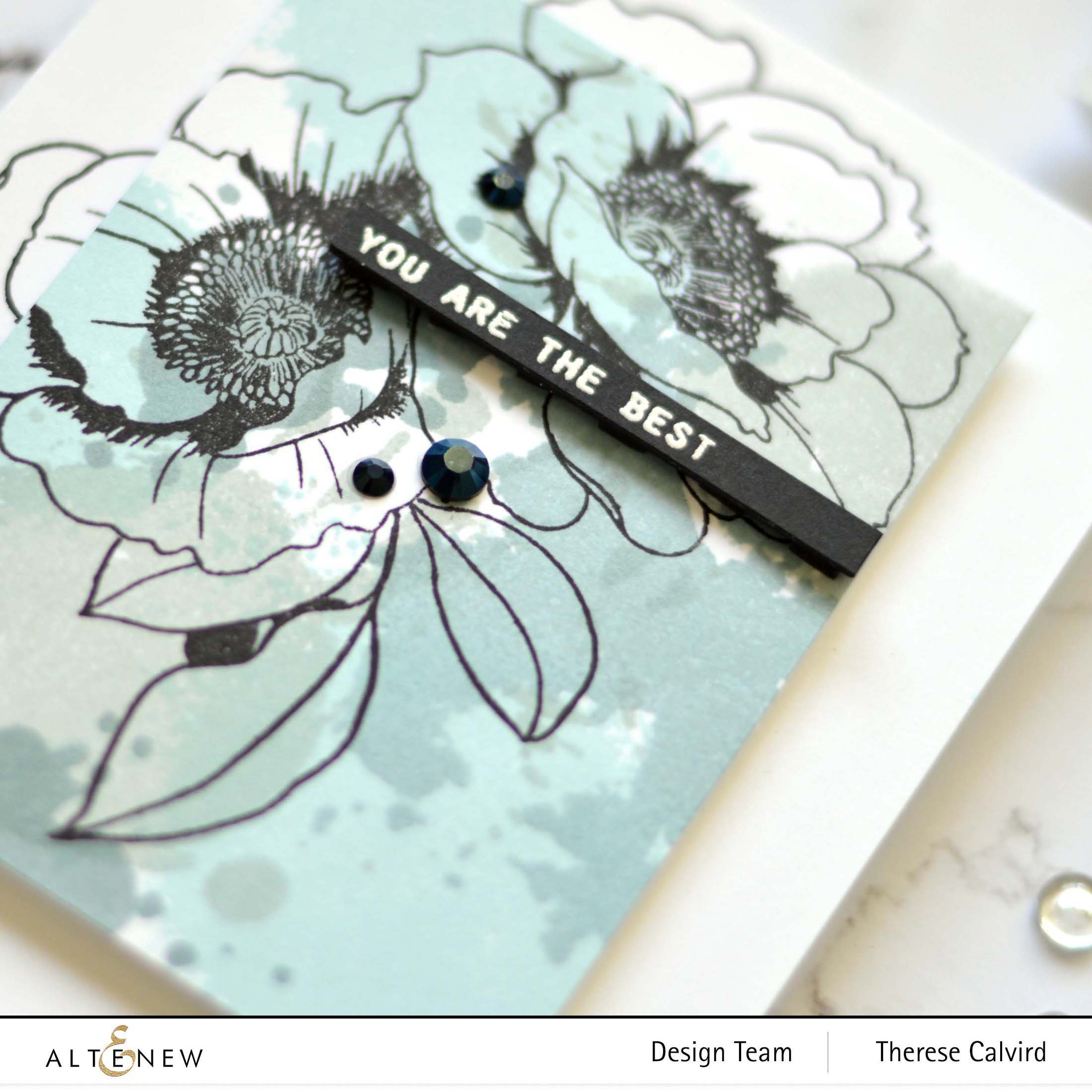 Altenew - Precious Peony - Wallpaper Art - Take 2 With Therese (card video) 2 copy - Copy