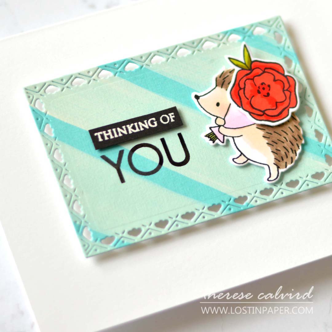 Penny Black Gimme 5 - Tenderness 5 Ways - Therese Calvird (card video) 1