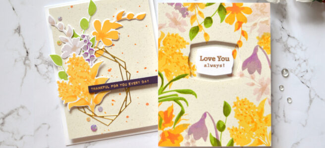 Altenew - Vase Fillers - Crystal Frames - Take 2 With Therese (card video) 1