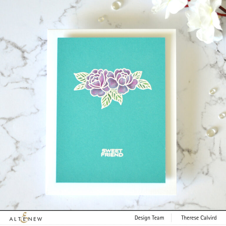 Altenew - Bold Bloom - Therese Calvird (card video) 1 copy