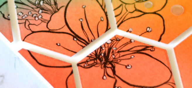 Lostinpaper - Ellen Hutson - Mondo Sakura - Hex Frames (card video) 3