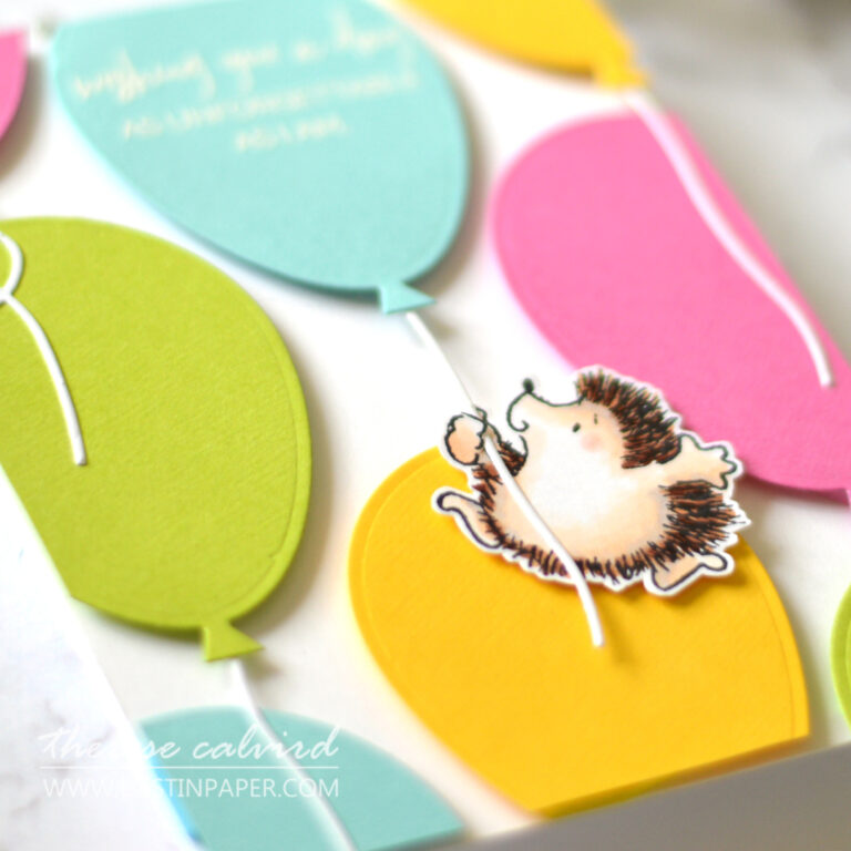 How to Make 5 Bright Fun Critter Balloon Cards with Penny Black + Video!