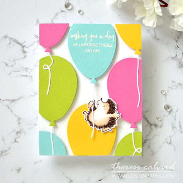 How to Make 5 Bright Fun Critter Balloon Cards with Penny Black + Video!