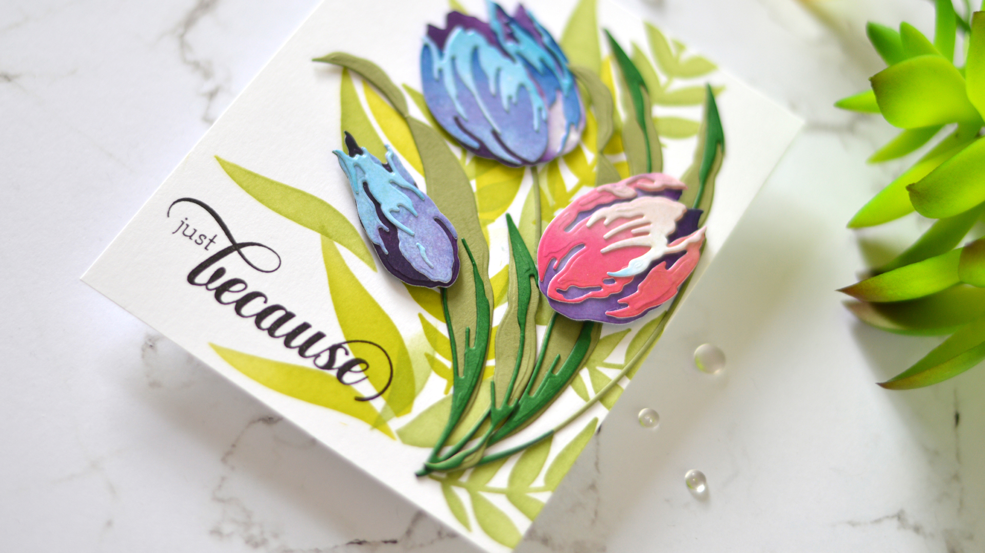 Altenew Craft-A-Flower: Tulip Release Blog Hop & Giveaway + Video!
