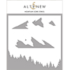 Mountain Scene Stencil