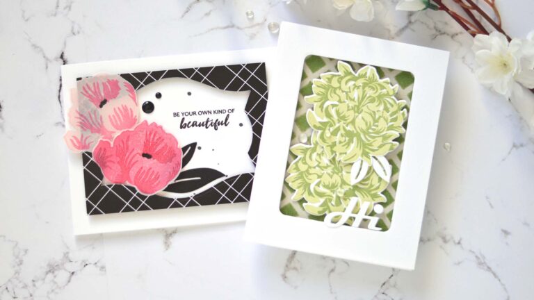 Altenew - Mixed Media Ink Product Focus - Poppy - Japanese Mum - Take 2 With Therese 1