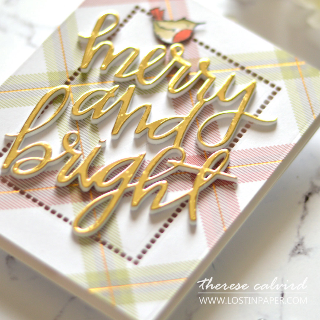 Lostinpaper - Same But Different Christmas Card Series 2020 - Plaid Tartan (card video) 1