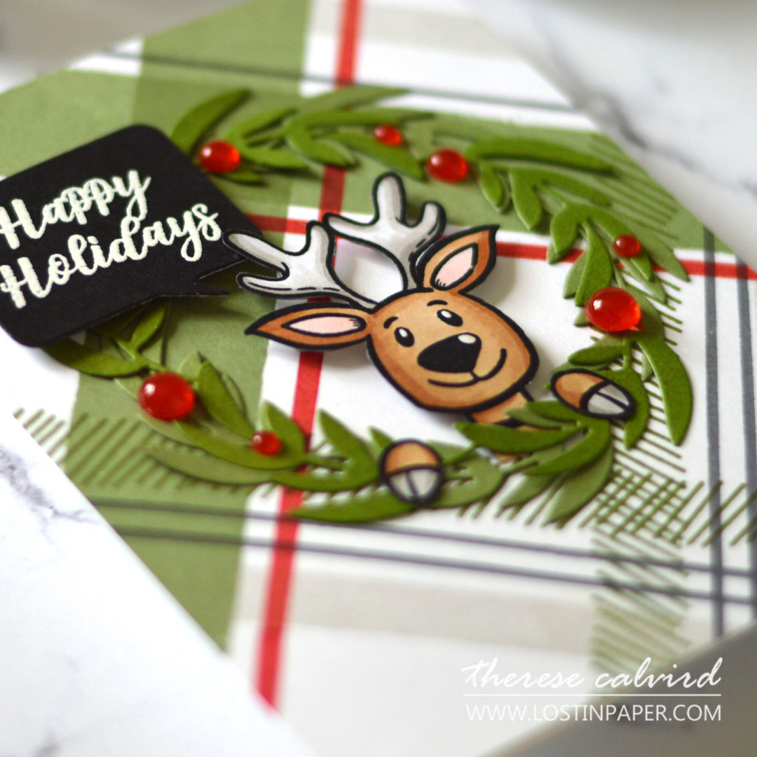 Lostinpaper - Same But Different Christmas Card Series 2020 - Plaid Tartan (card video) 1
