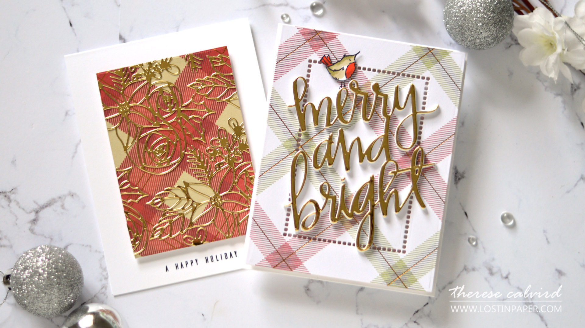 Lostinpaper - Same But Different Christmas Card Series 2020 - Plaid Tartan (card video) 1