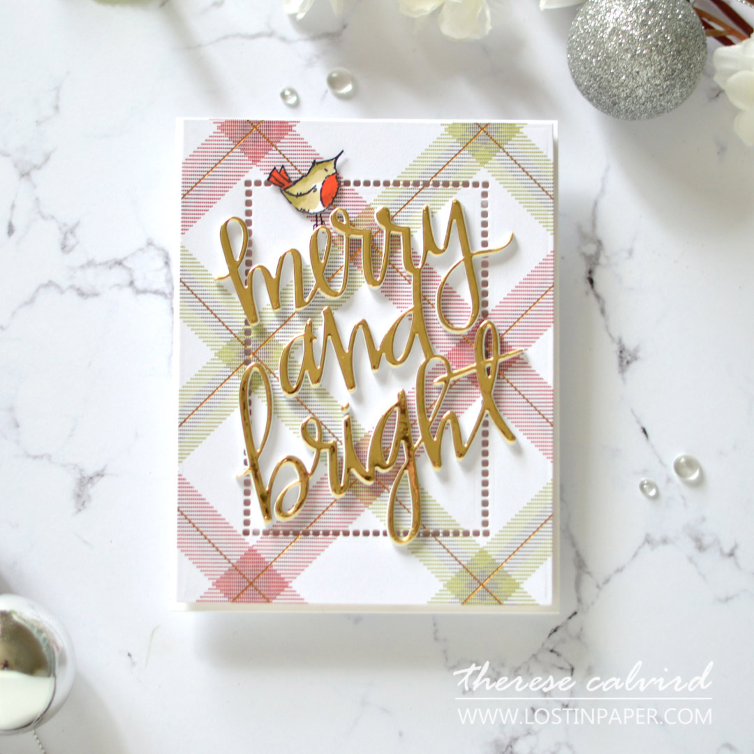 Lostinpaper - Same But Different Christmas Card Series 2020 - Plaid Tartan (card video) 1