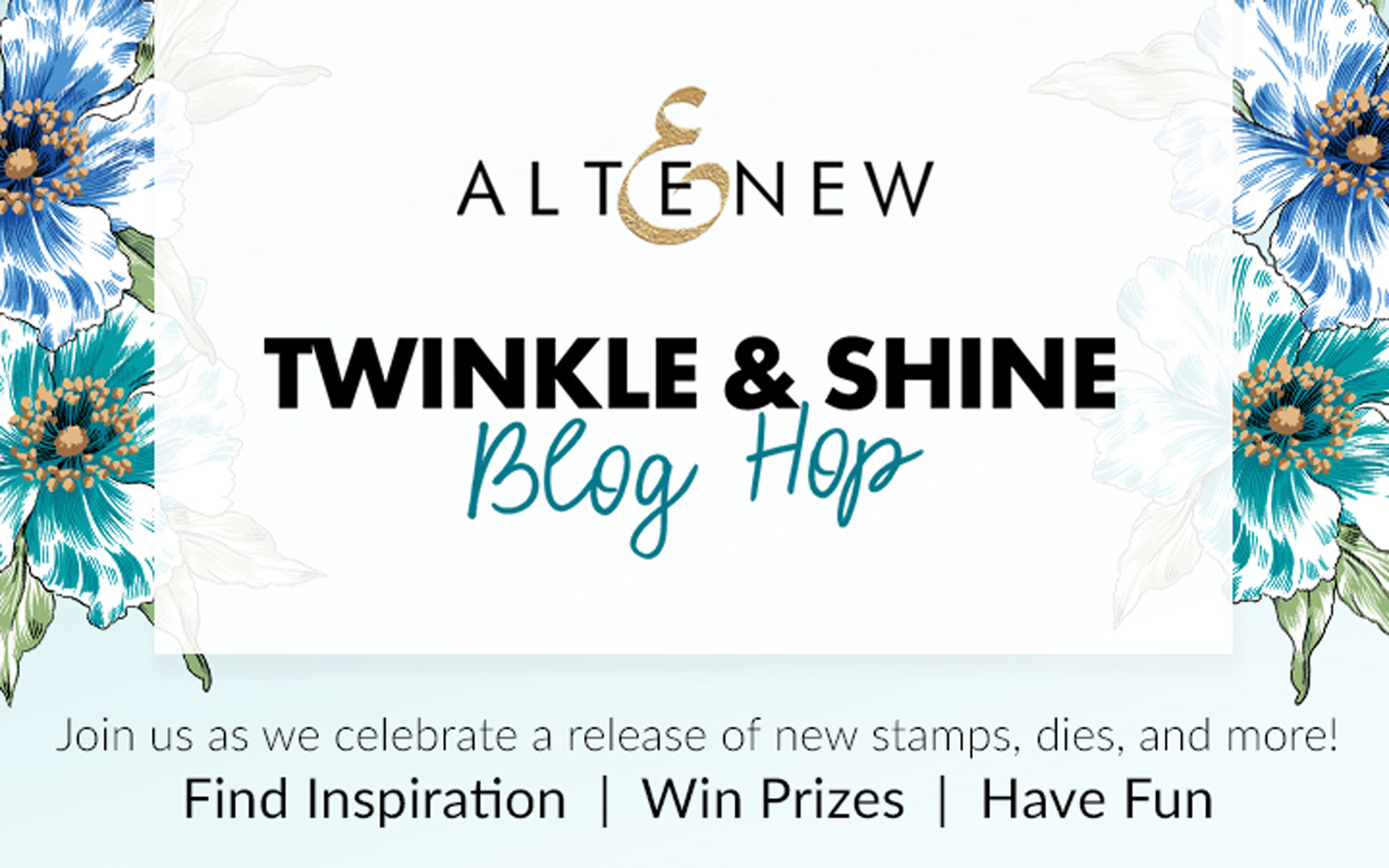 Altenew Twinkle & Shine Stamps/Dies/Stencils/Embossing Folders Collection Release Blog Hop & Giveaway + Video!