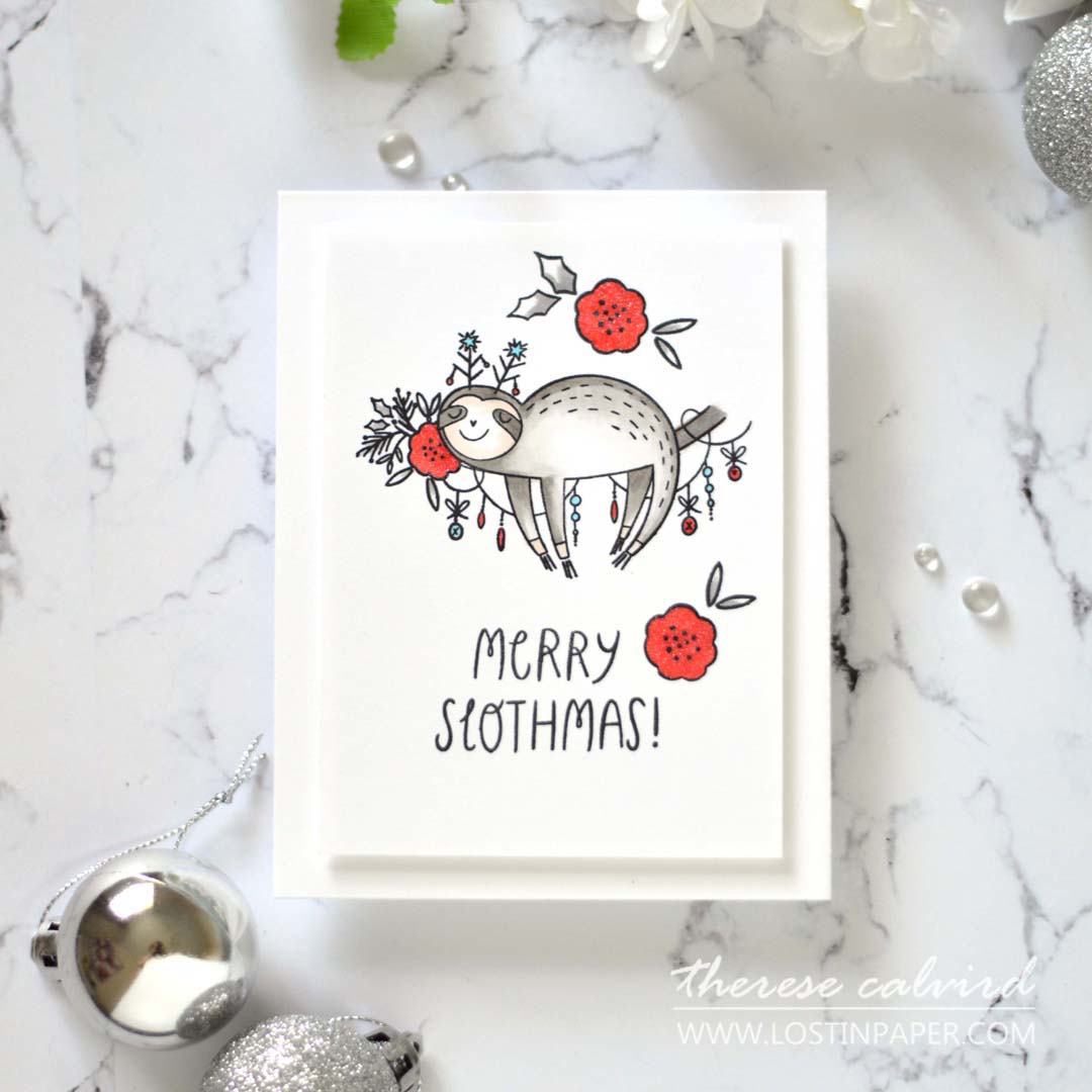 Lostinpaper - Same But Different Christmas Card Series 2020 - Sparkle Shimmer & Shine - Therese Calvird (Christmas Card Video 2020) 2 (1)