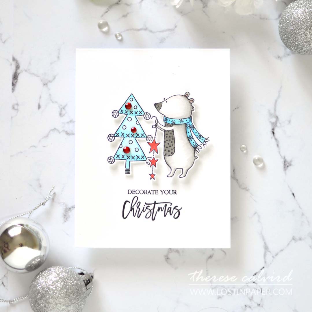 Lostinpaper - Same But Different Christmas Card Series 2020 - Sparkle Shimmer & Shine - Therese Calvird (Christmas Card Video 2020) 2 (1)