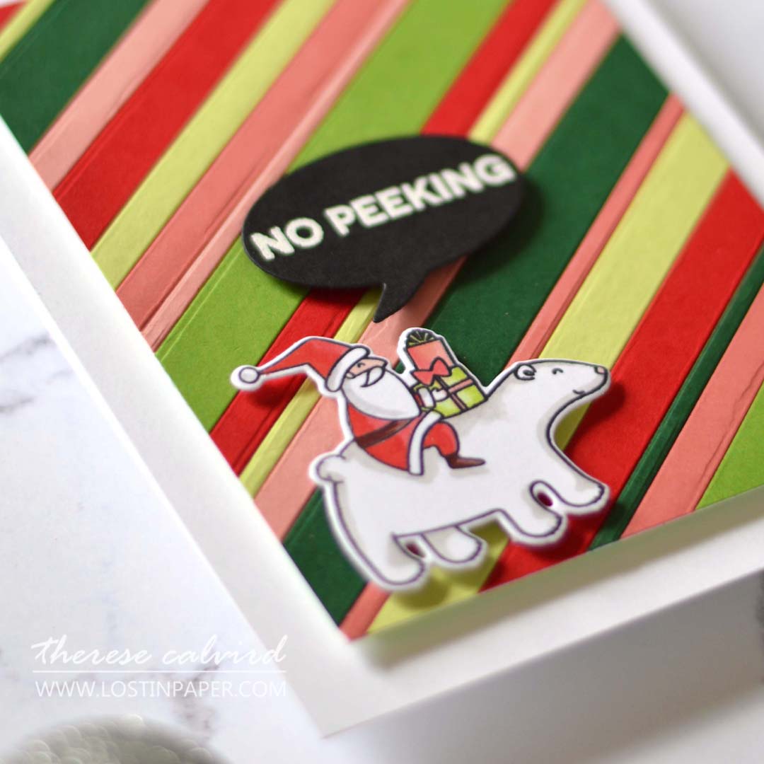 Lostinpaper - Same But Different Christmas Card Series 2020 - Stripes 3