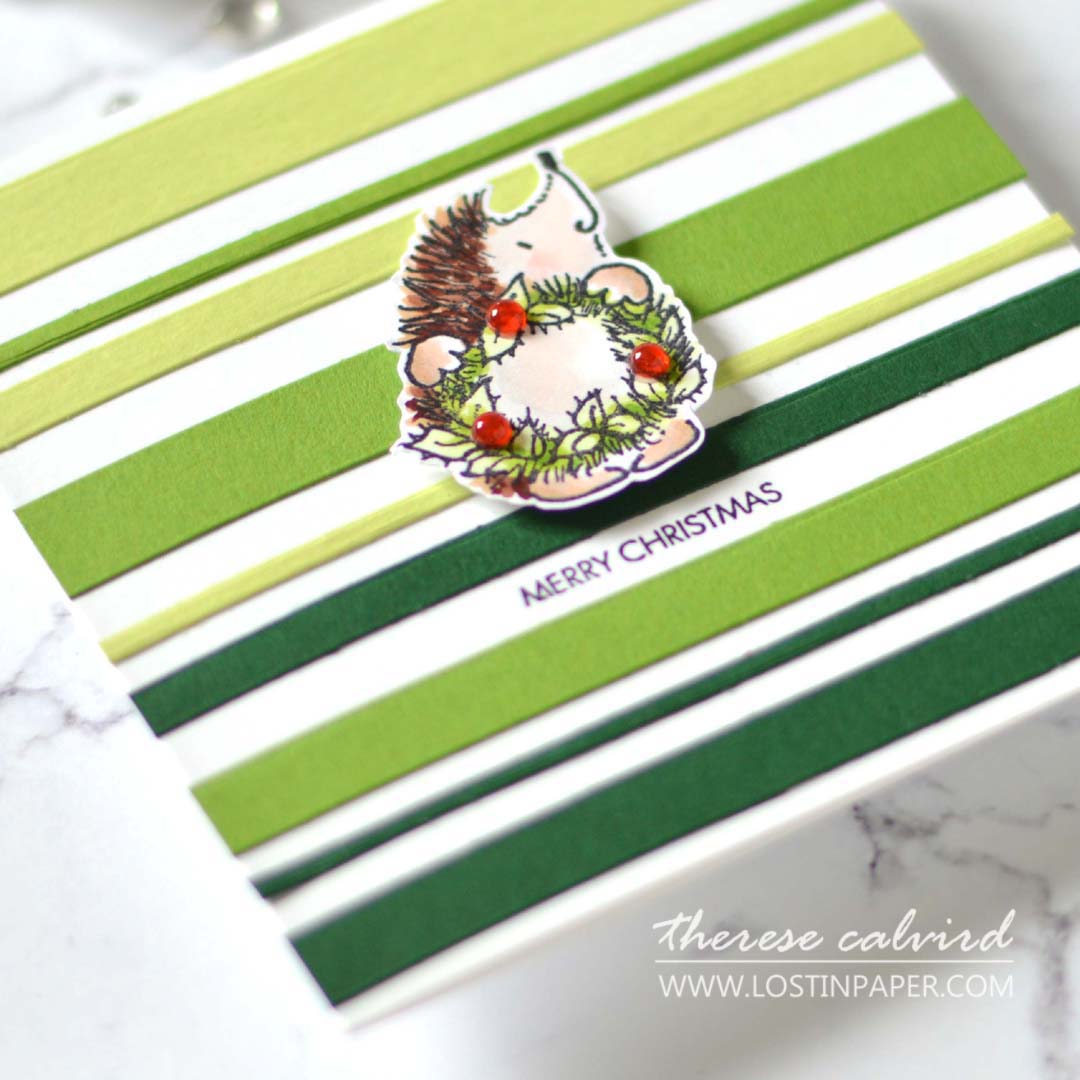 Lostinpaper - Same But Different Christmas Card Series 2020 - Stripes 3