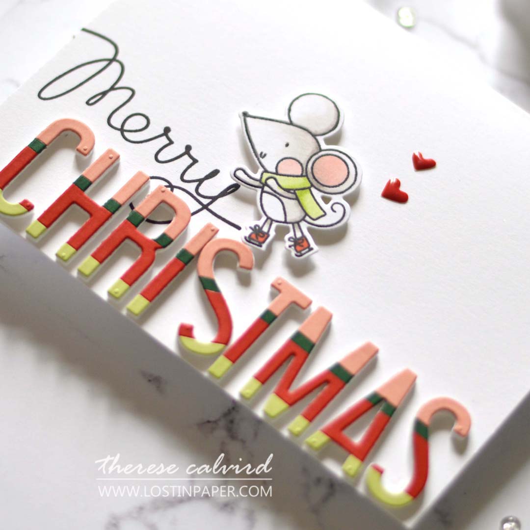 Lostinpaper - Same But Different Christmas Card Series 2020 - Stripes 3