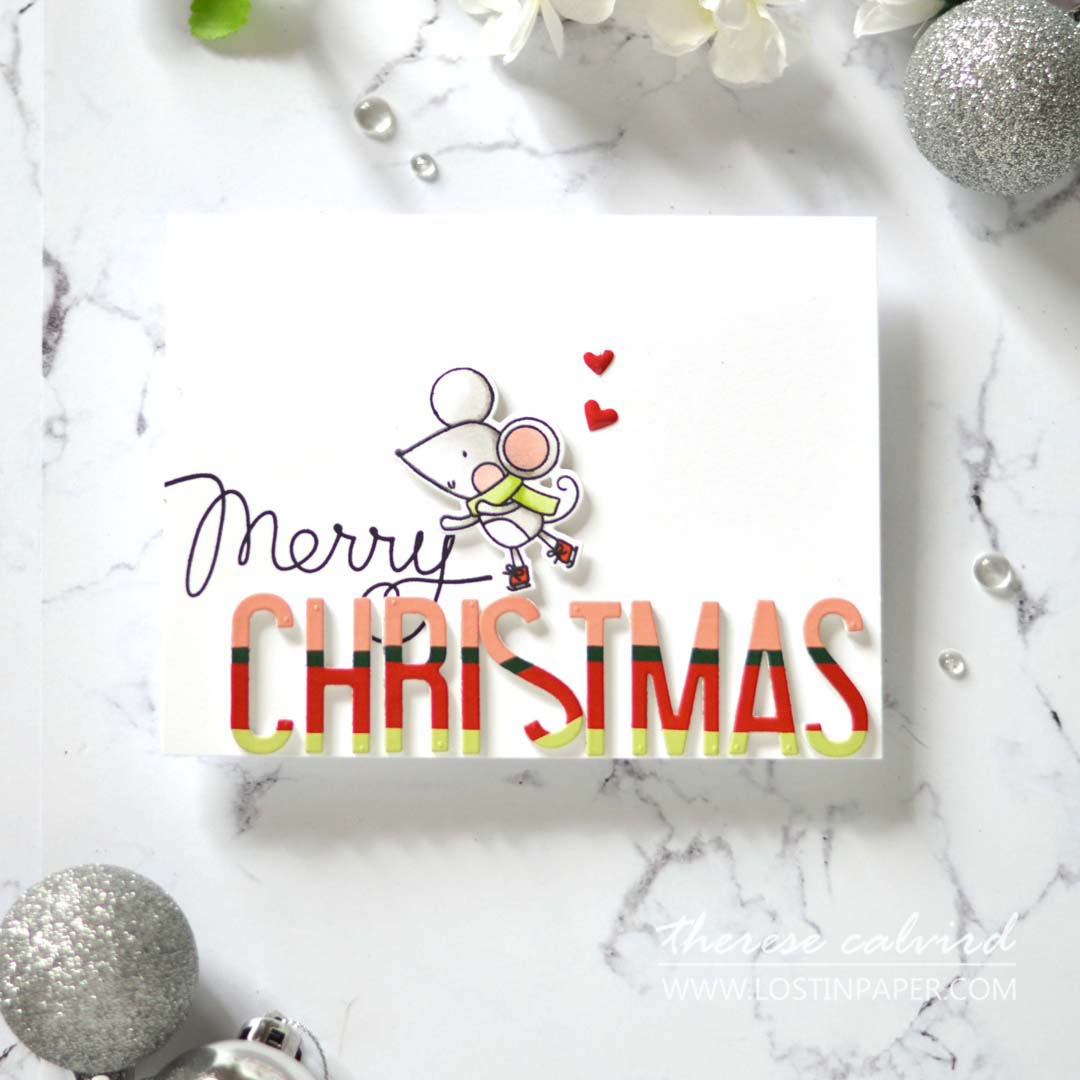 Lostinpaper - Same But Different Christmas Card Series 2020 - Stripes 3