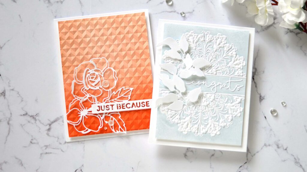 2 EASY Ways to Add Colour to 3D Embossing Folders + Video!