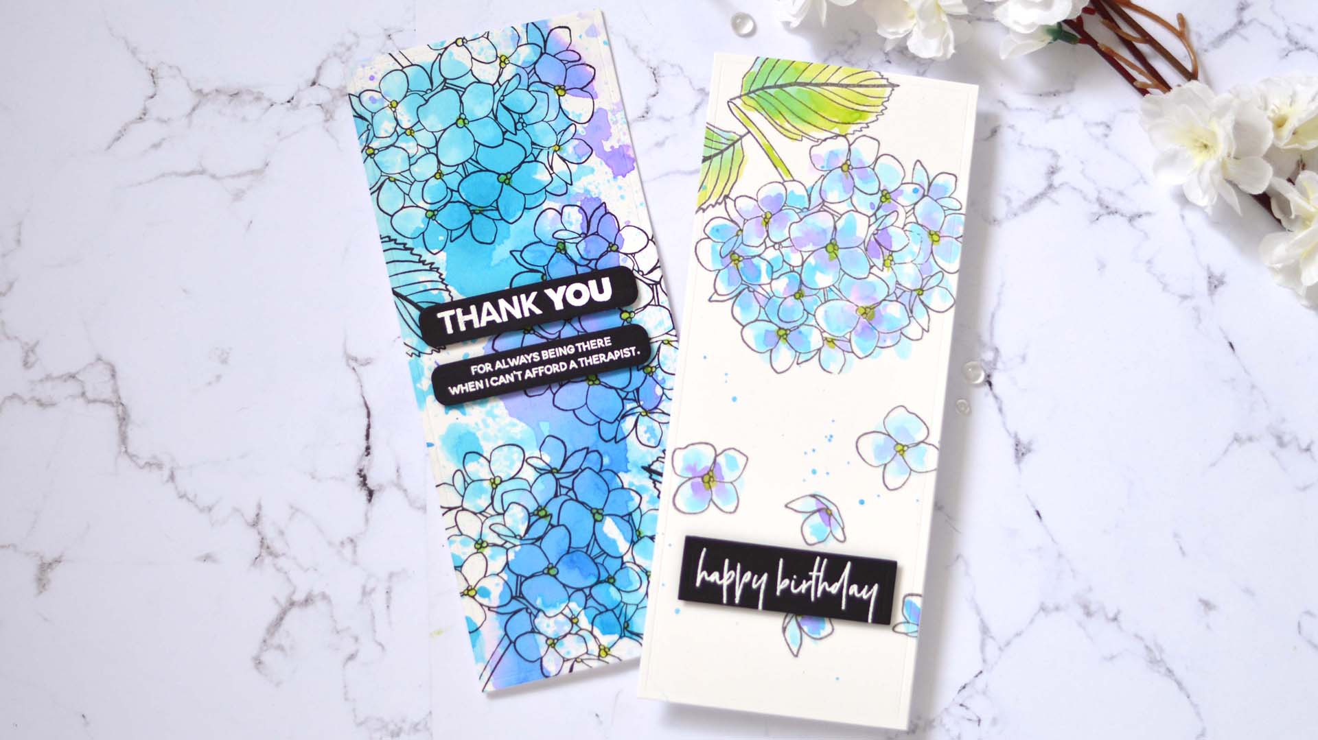 Slimline FUN with the Beautiful Mondo Hydrangea! – LIVE Video!
