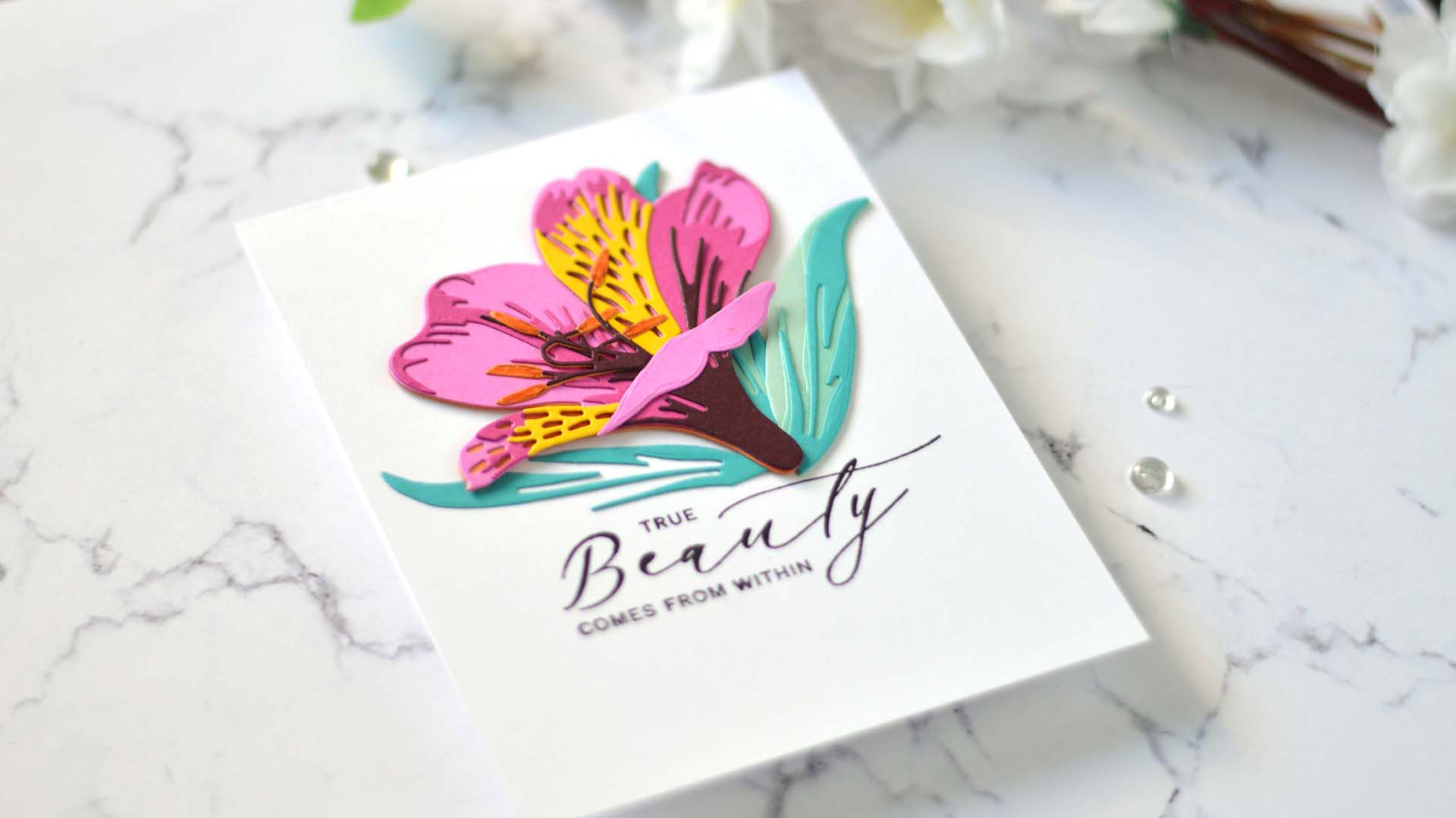 Altenew Craft-A-Flower: Peruvian Lily Layering Die Set Release Blog Hop + Giveaway + Video!