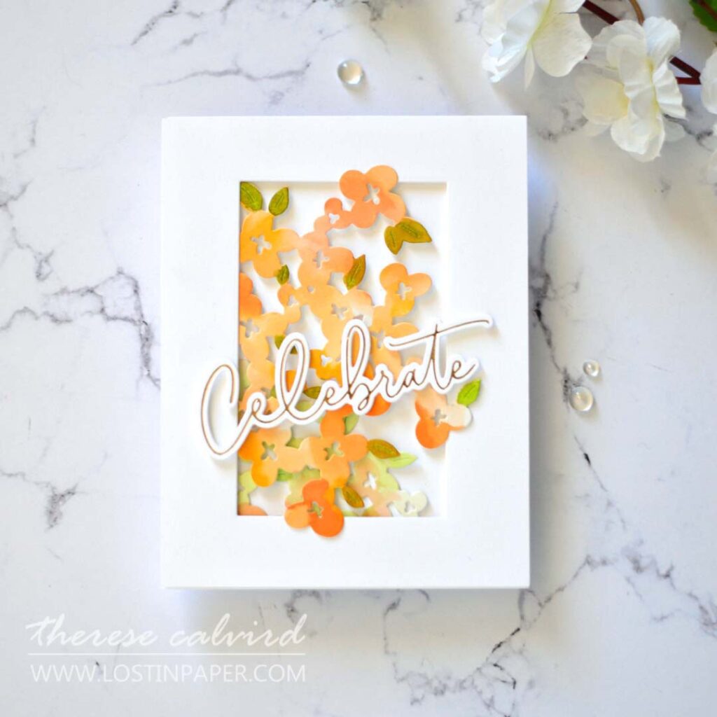 Lostinpaper - Ellen Hutson - Mod Floral - Pinkfresh Studio - Hot foil (cards) (2)