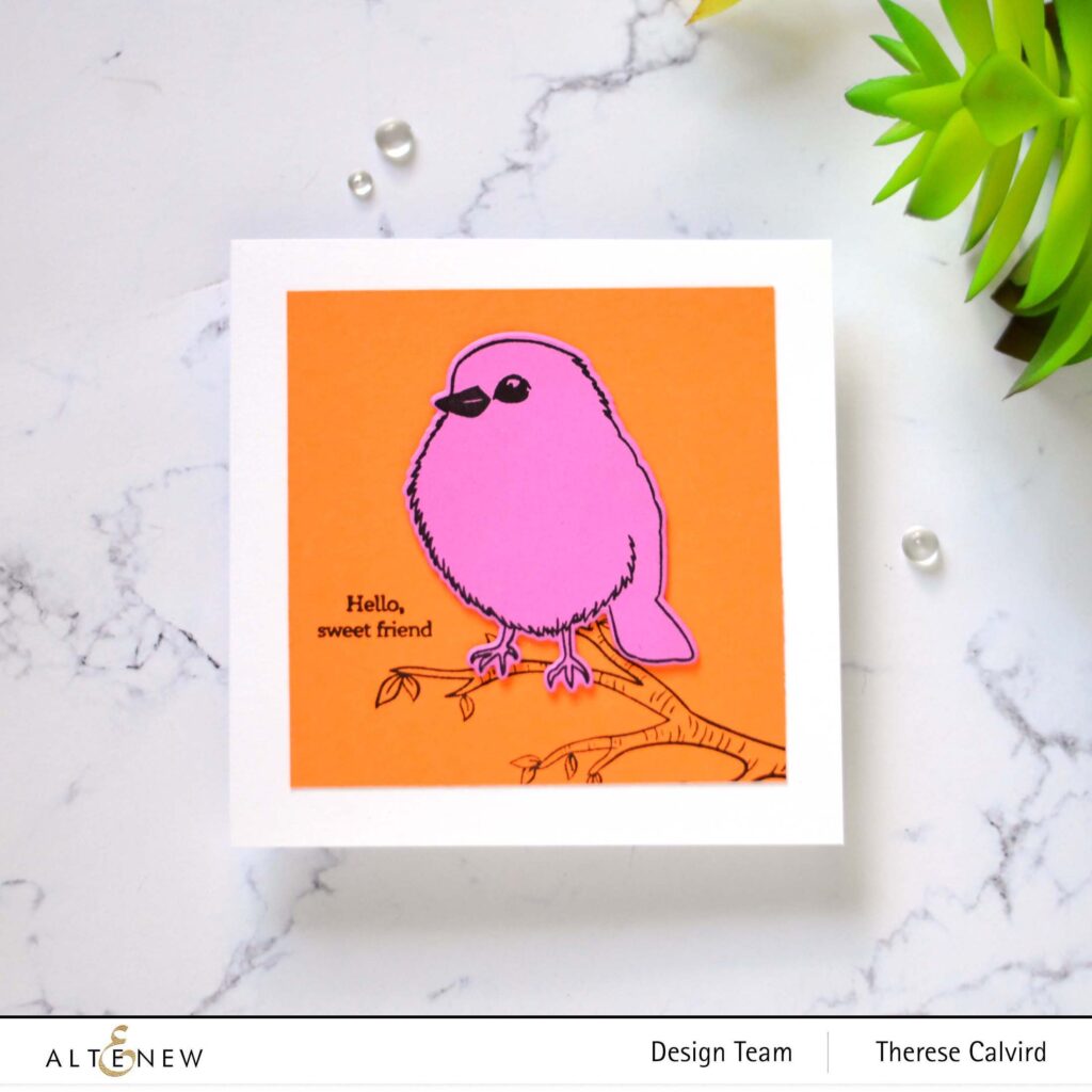 Altenew - Bird Of the Woods - Fresh Bloom (card) 1 copy