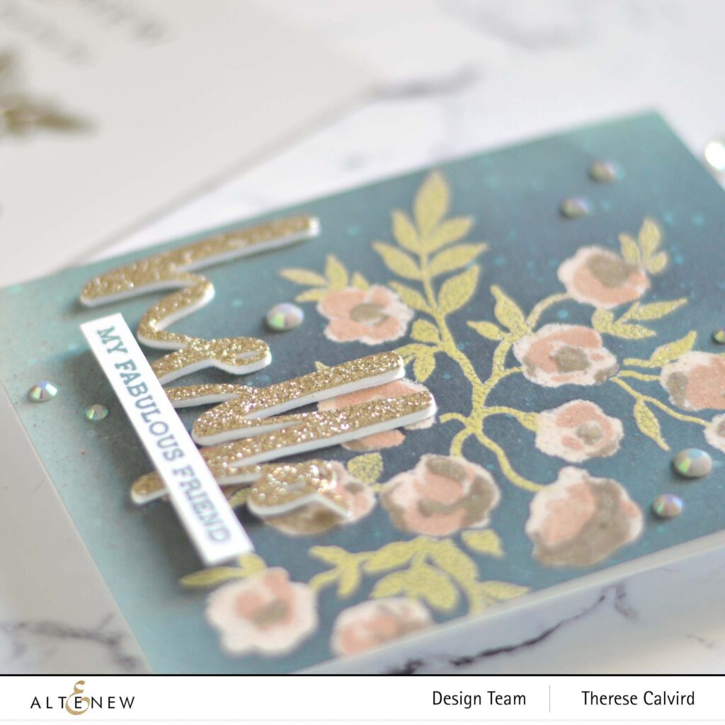 Altenew - Meadow Bush - Waterbrush Hello - Sentiment Strips 2 - Take 2 With Therese (card video) 1 copy