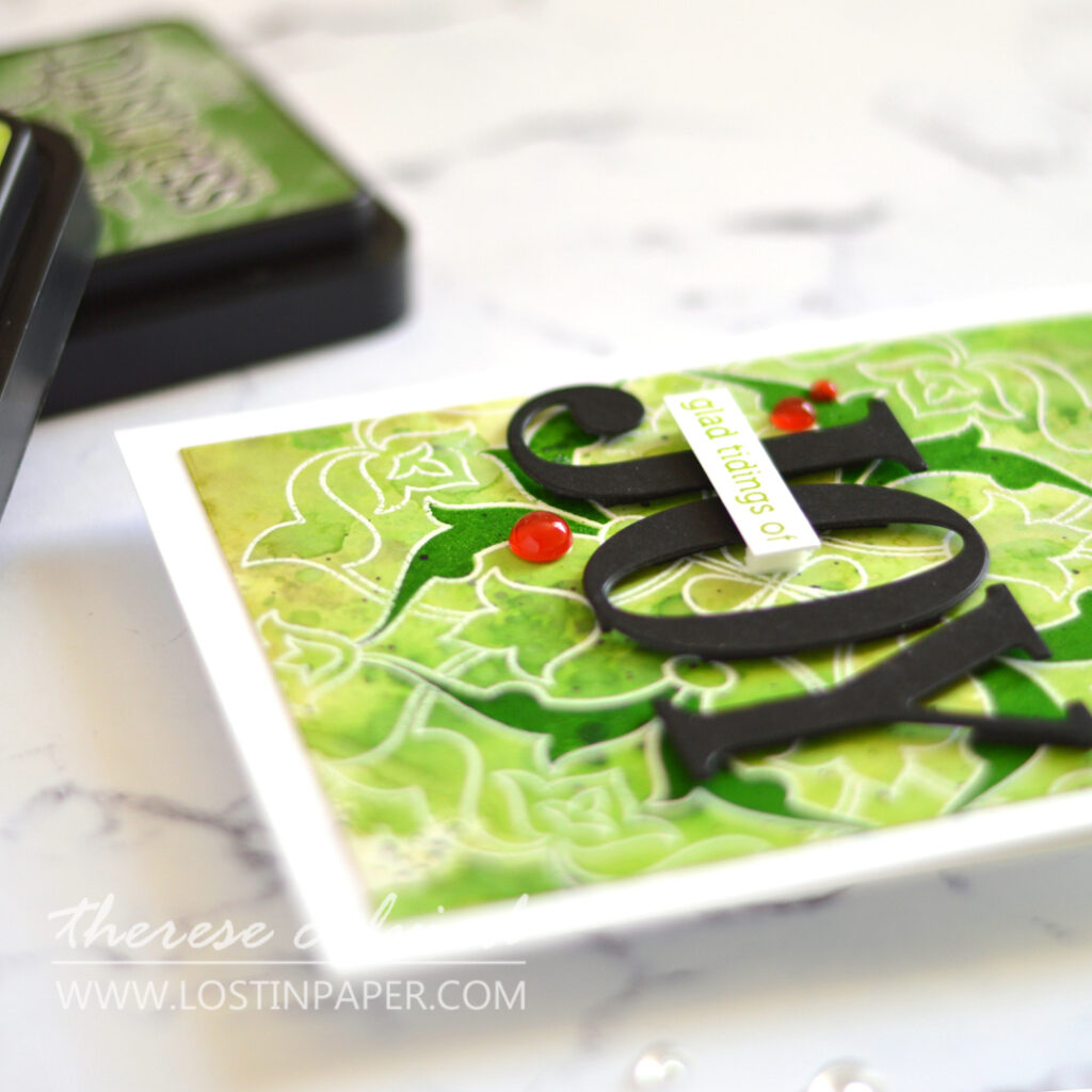 Lostinpaper - Unique Distress Backgrounds for Card Making - Arabesque Medallion - Jumbo Joy (LIVE VIdeo) 1