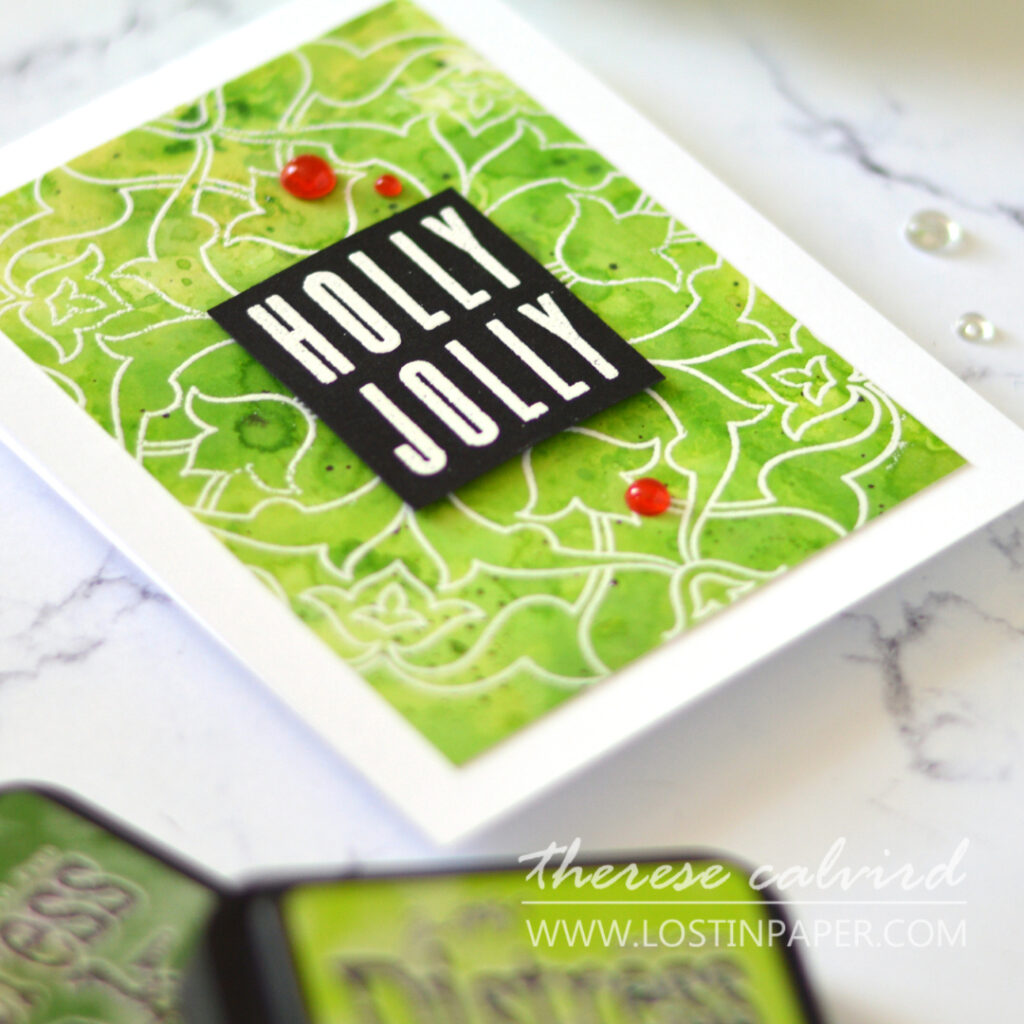 Lostinpaper - Unique Distress Backgrounds for Card Making - Arabesque Medallion - Very Merry (LIVE VIdeo) 1