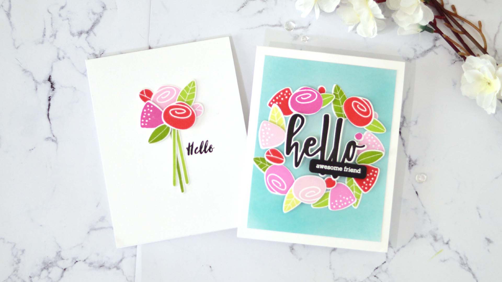 2 FANTASTIC Ways to Use Small Stamps on Cards | Take 2 With Therese+ Video!