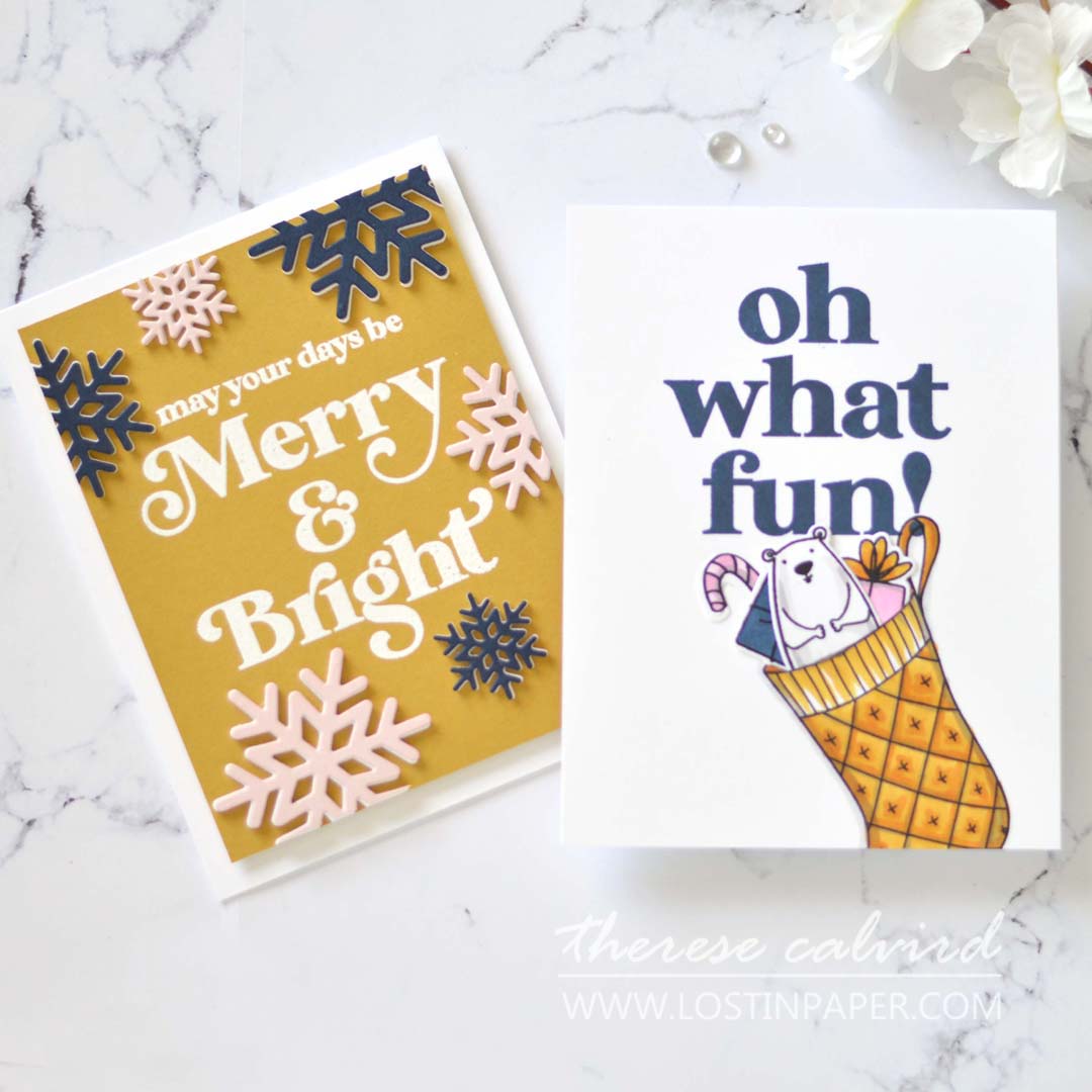 Lostinpaper - Same But Different Christmas Cards 2021 - Ellen Hutson - Sentiments (card video) (3)