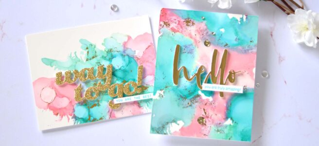 Altenew - Alcohol Ink Refills - Take 2 With Therese (card video) copy
