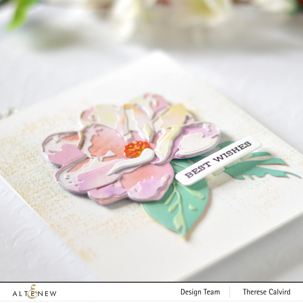 Altenew - CAF Magnolia - Rustic Linen - Sentiment Strips 2 - Featured Sentiments Die - Gel Printing Paper Pack (card) 1 copy