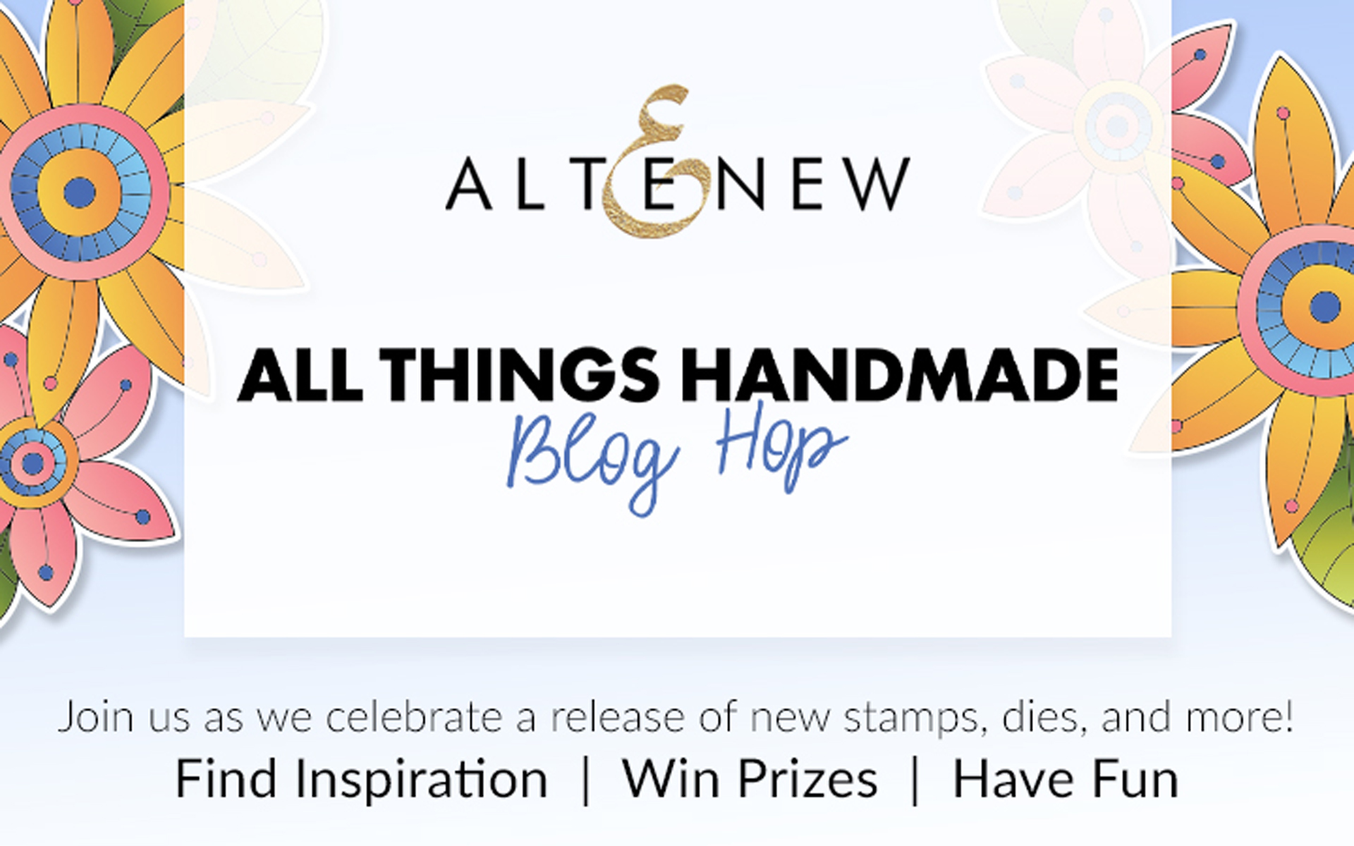 Altenew All Things Handmade Collection Release Blog Hop & Giveaway!